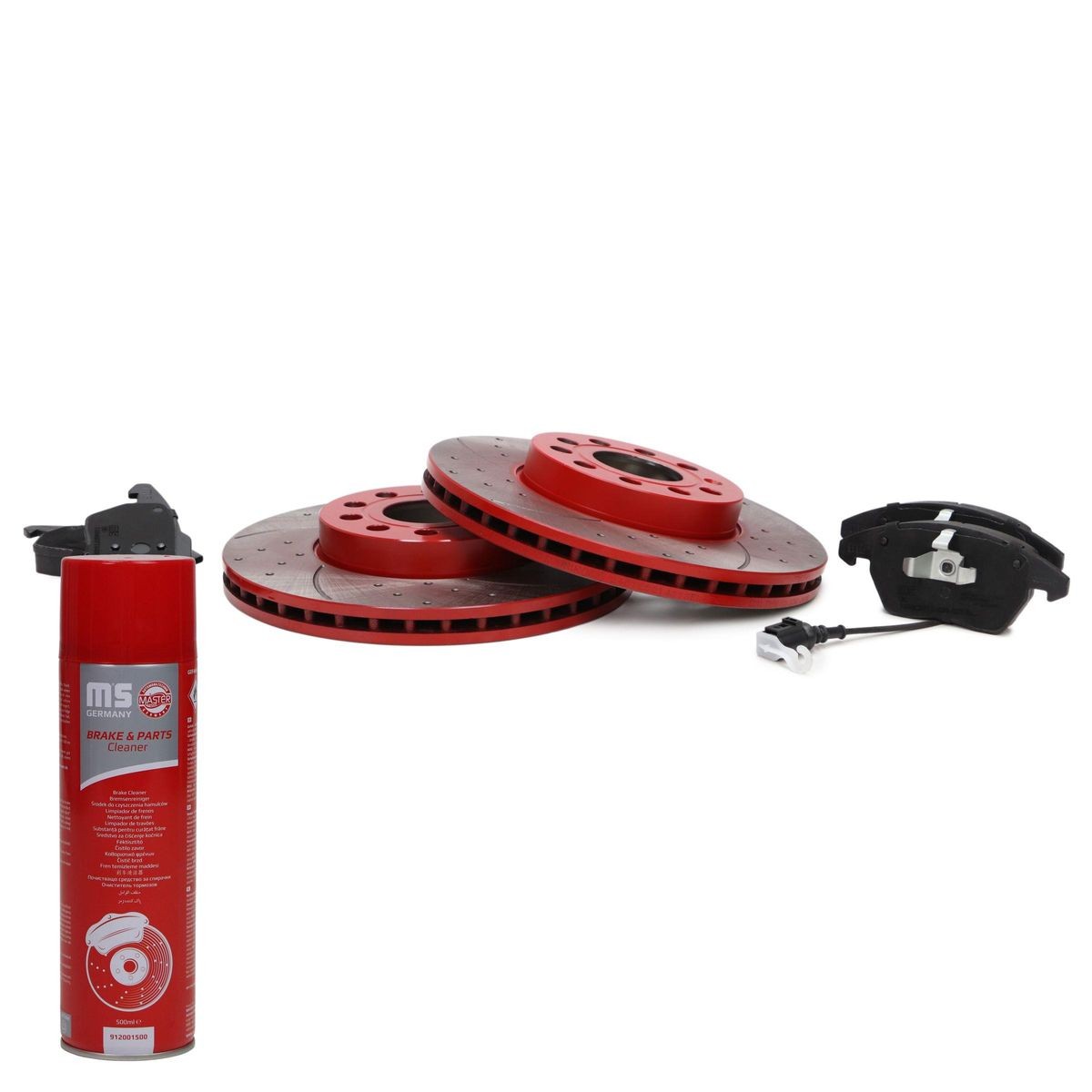 MASTER-SPORT 202521450P: Pidurikomplekt, ketaspidur PROMO Esisild, Ø: 288mm, õhutusega