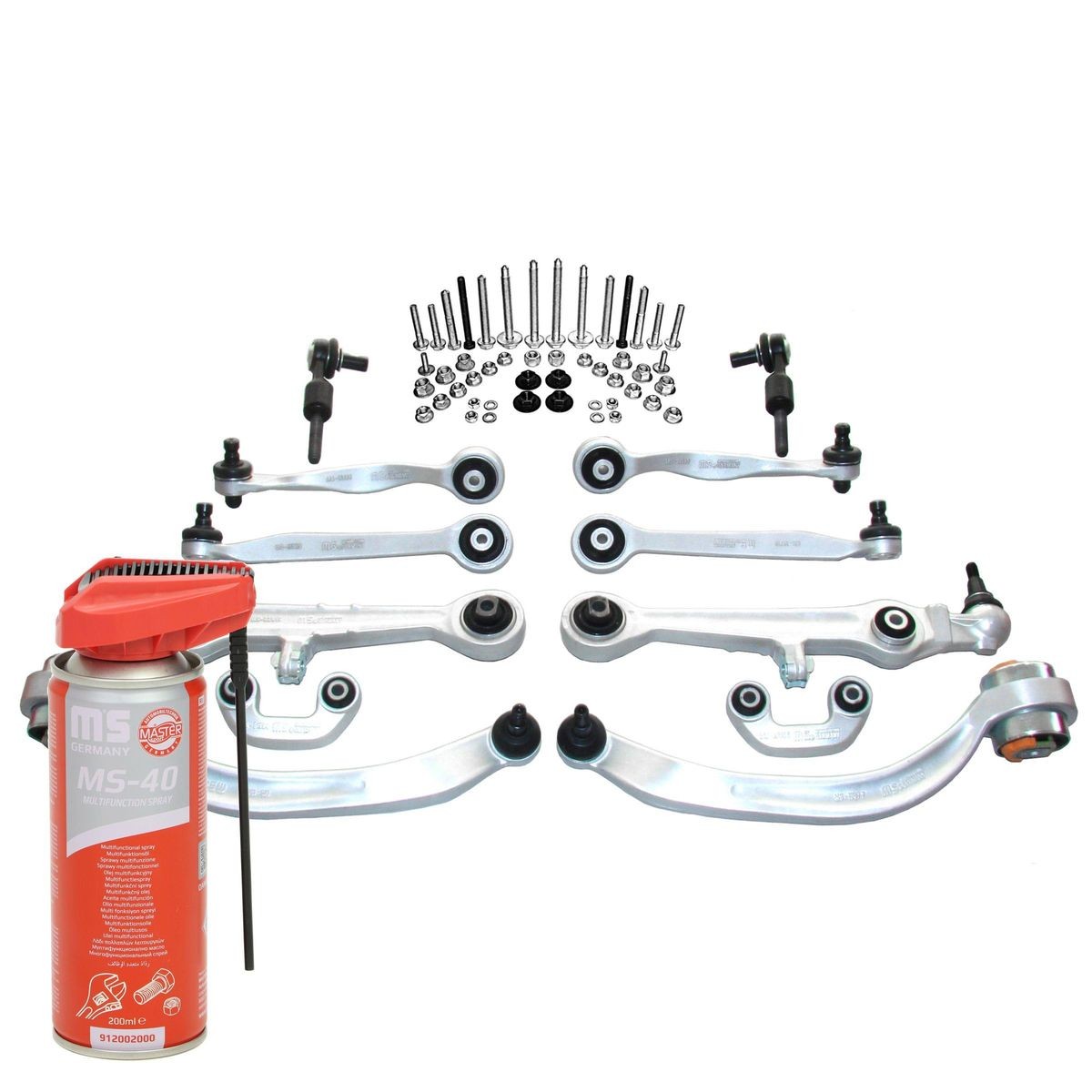 MASTER-SPORT 36792-SET-MSP Querlenker Satz PROMO Vorderachse, Vorderachse rechts, Vorderachse links, mit Zubehör