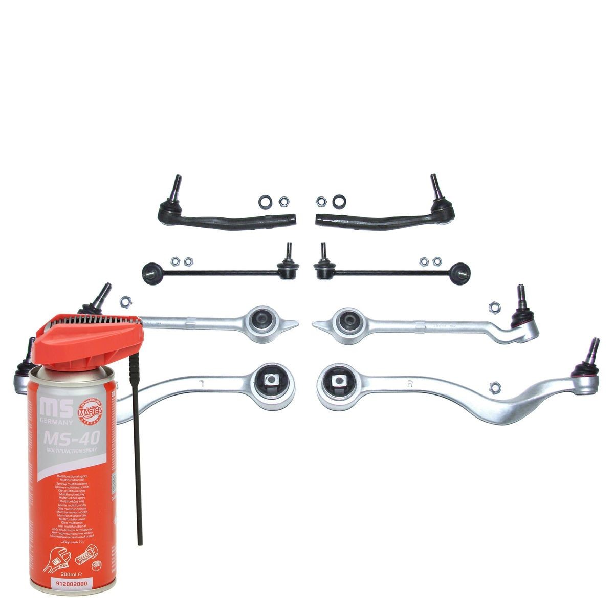 MASTER-SPORT 36800-SET-MSP: Tukivarsisarja, pyörien tuenta PROMO Etuakseli, Etuakseli, oikea, Etuakseli, vasen, Tarvikkeilla