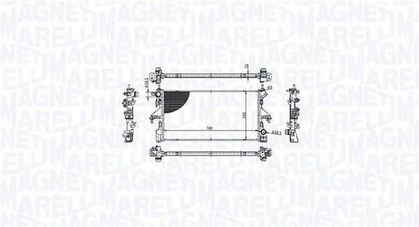 MAGNETI MARELLI 350213213100: Radiateur du moteur