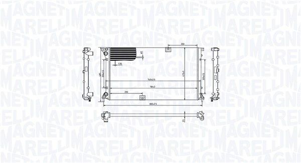 MAGNETI MARELLI 350213213400: Radiateur du moteur