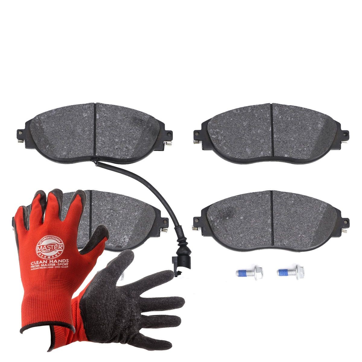 MASTER-SPORT 13046027642N-SET-MSP: Bremžu kluči PROMO Priekšējais tilts, ar piespiedējplāksni
