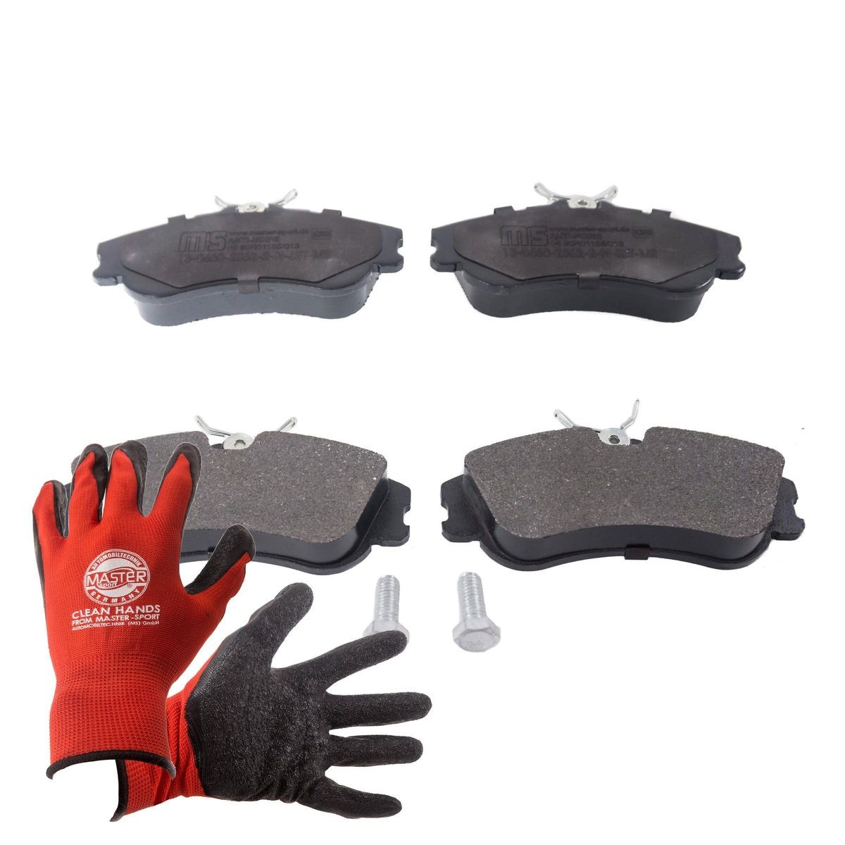 MASTER-SPORT 13046028622N-SET-MSP Bremsbeläge PROMO Vorderachse, mit Anti-Quietsch-Blech