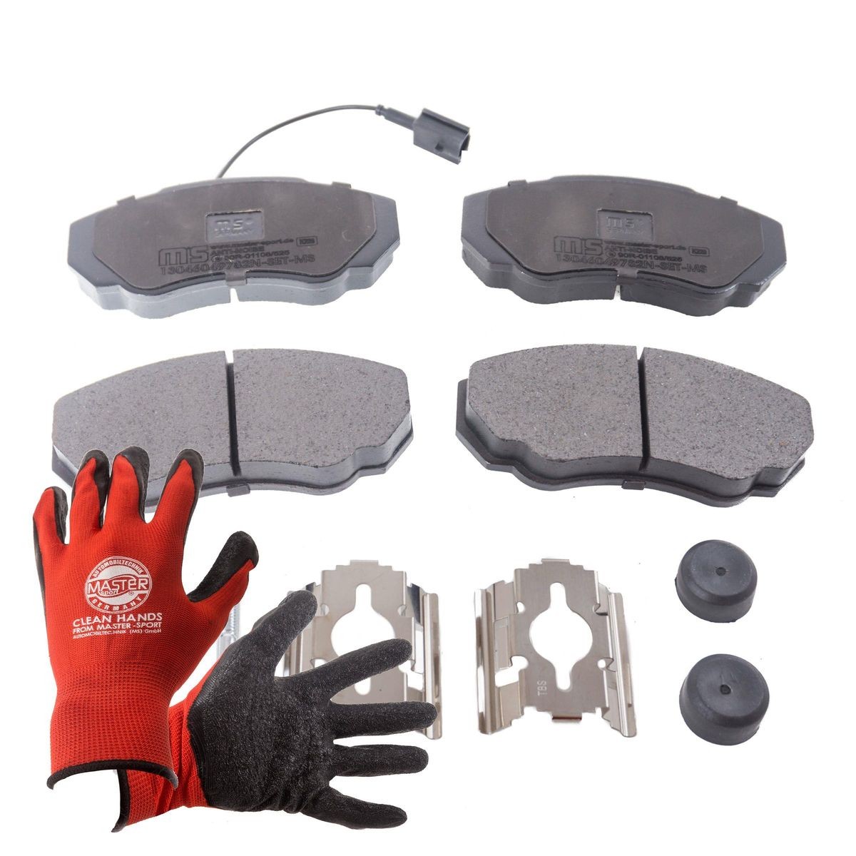 MASTER-SPORT 13046049782N-SET-MSP: Plaquettes de frein PROMO Essieu avant, avec tôle anti-bruit