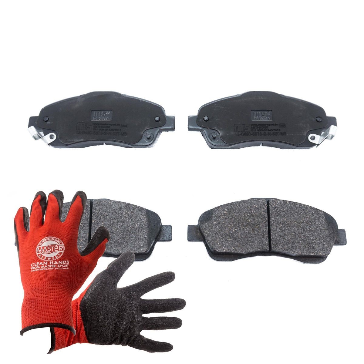 MASTER-SPORT 13046058132N-SET-MSP: Remblokken PROMO Vooras, Met anti-kreukplaat