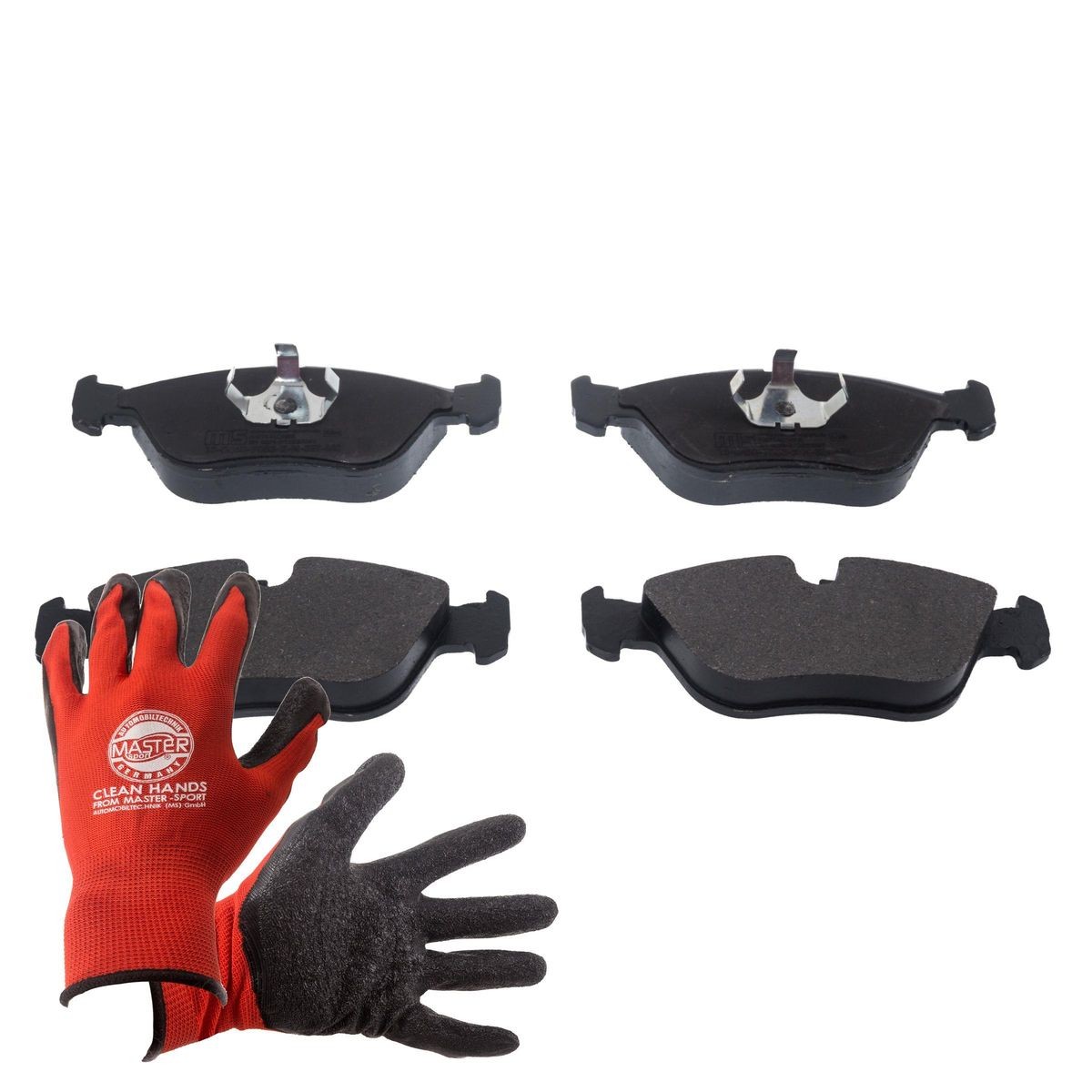 MASTER-SPORT 13046070532N-SET-MSP: Klocki hamulcowe PROMO Oś przednia, z podkładką wytłumiającą