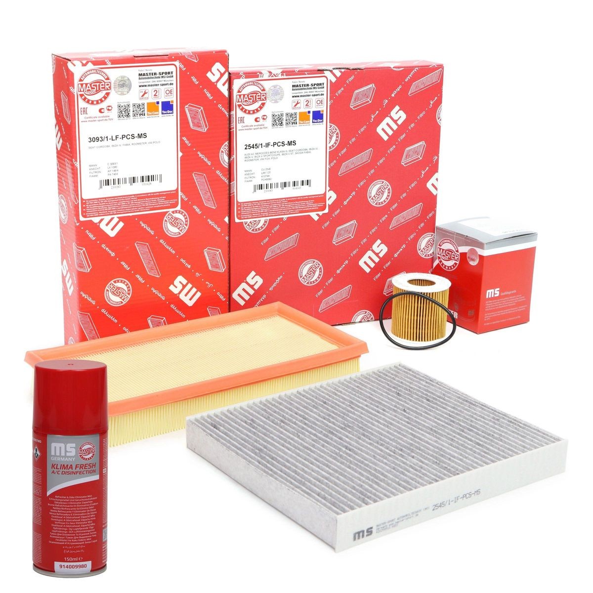 MASTER-SPORT 450001803P: Filterset PROMO