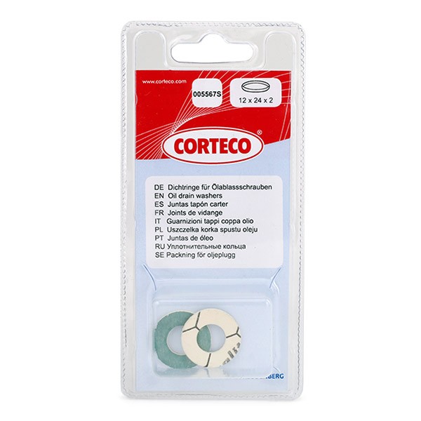 CORTECO 005567S Ölablaßschraube Dichtung Innendurchmesser: 12mm