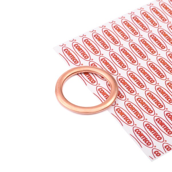 CORTECO 407711H: Afdichtring, olieaftapschroef Koper, Binnendiameter: 16,3mm