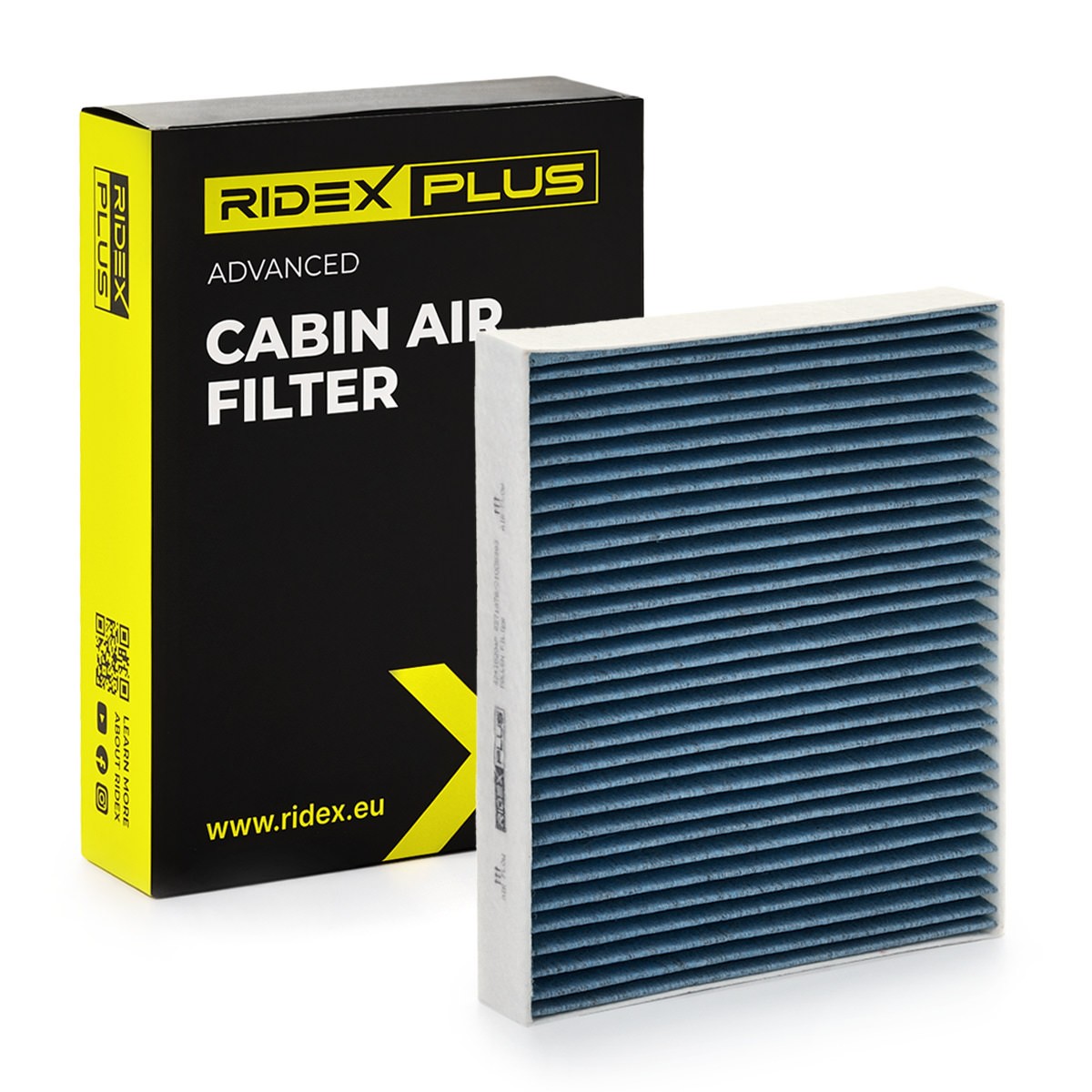 RIDEX PLUS 424I0204P: Filter vnútorného priestoru Filter aktívneho uhlia, Filter vzduchových častíc (HEPA)
