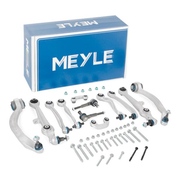 MEYLE 116 050 0029/HD Querlenker Satz Vorderachse links, Vorderachse rechts, mit Anbau-/Befestigungsmaterial, mit Pendelstange, Quality