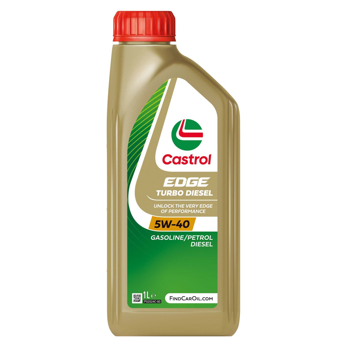 CASTROL 15F816: Motorový olej Castrol EDGE Turbo Diesel 5W-40 1l, 5W-40 EDGE, TURBO DIESEL