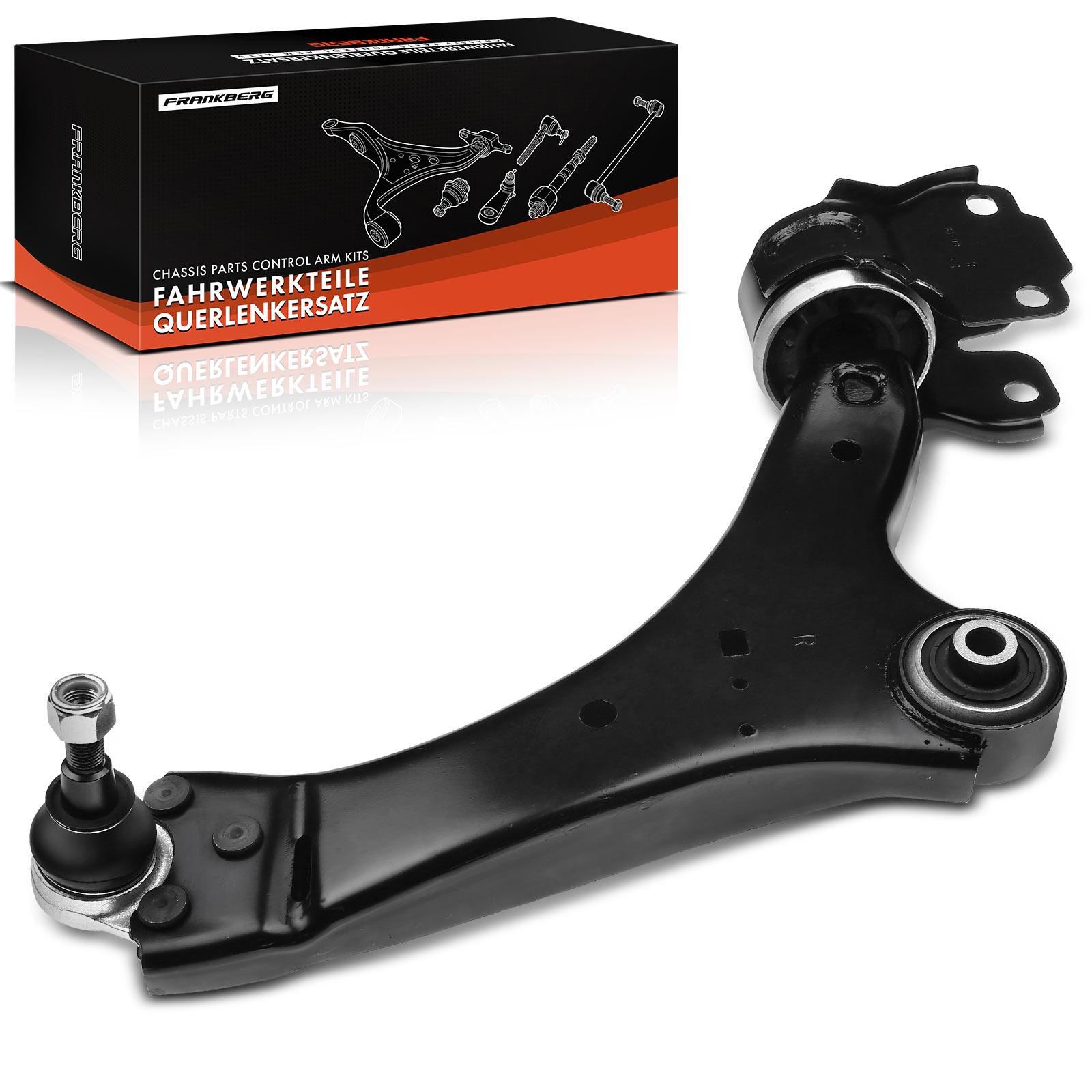 Frankberg 5481FB0006273: Tukivarsisarja, pyörien tuenta Etuakseli, oikea, kanto-/ohjausnivelet, Kumilaakerilla