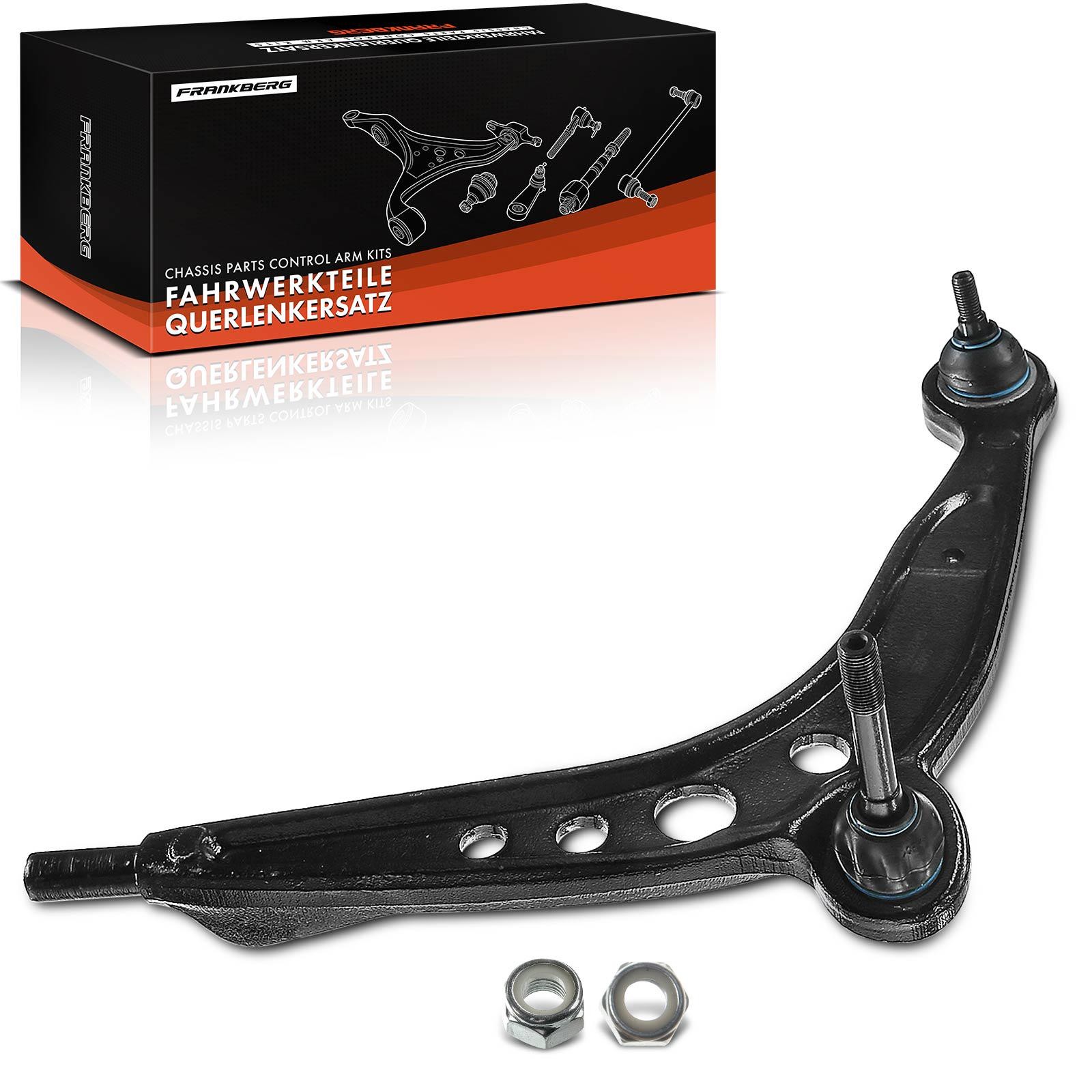 Frankberg 5481FB0006329: Länkarm, hjulupphängning framaxel vänster, Gjutjärn, med bär-/styrleder, utan gummilager