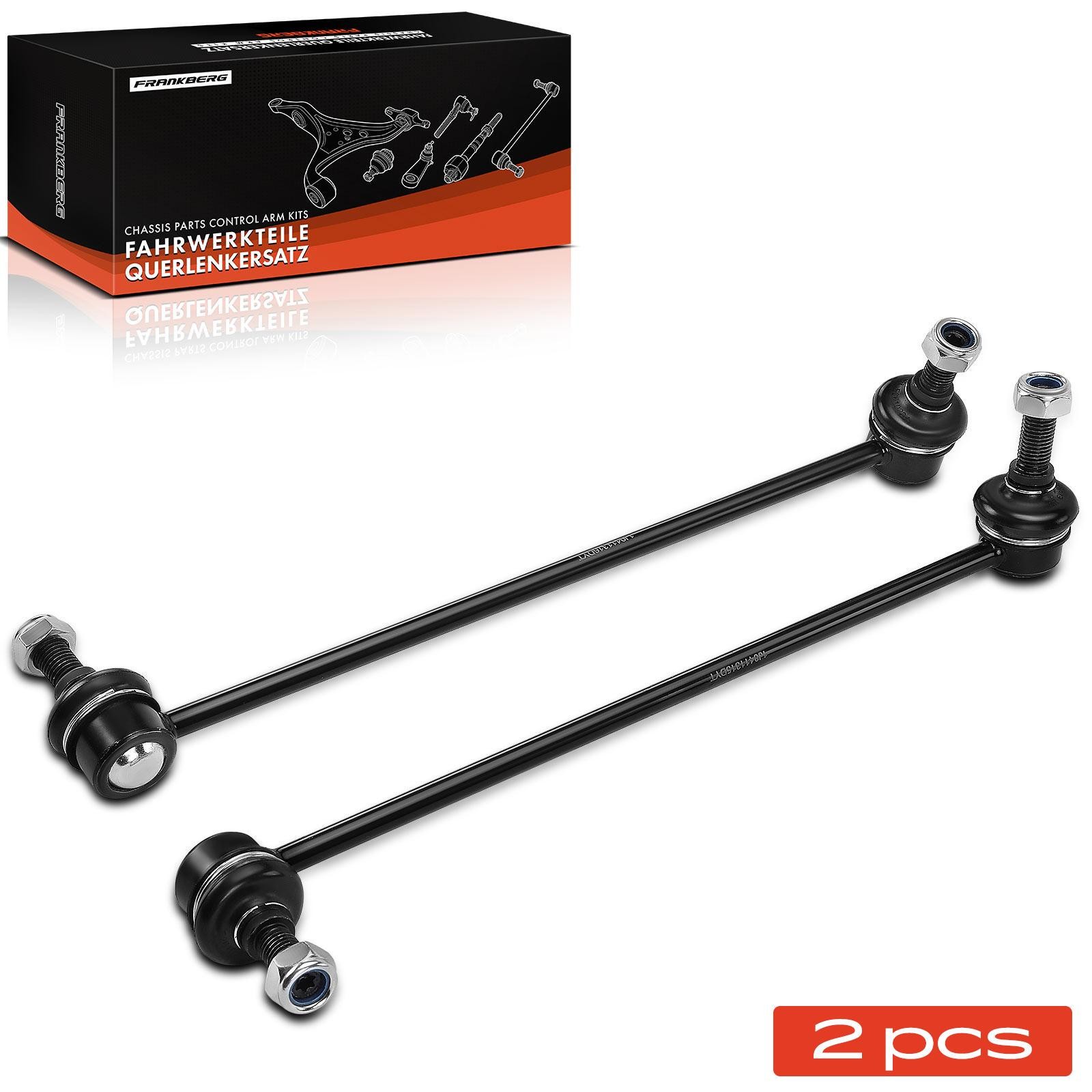 Frankberg 5481FB0026346: Biellette de barre stabilisatrice des deux côtés de l'essieu avant, 368.4mm, avec écrou