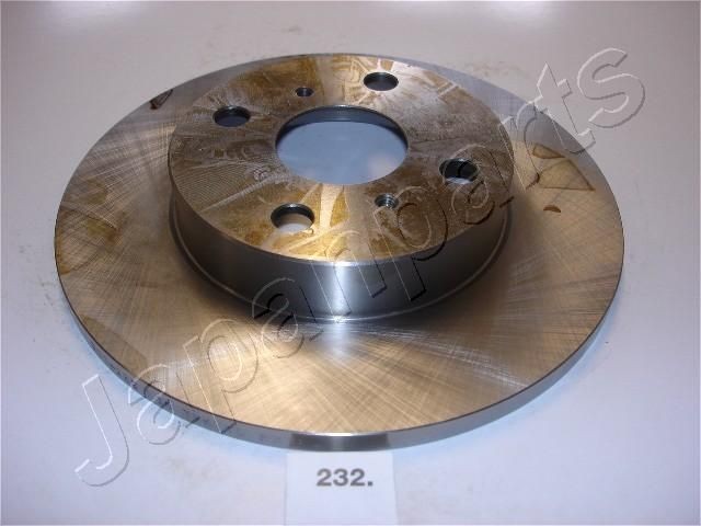 JAPANPARTS DI-232: Bremseskive foraksel, Ø: 242,2mm, fuldstændigt, Ø: 242,2mm