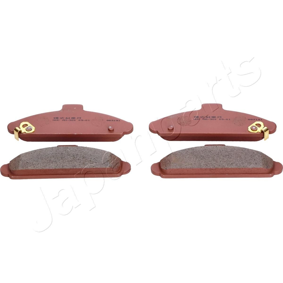 JAPANPARTS PA-337AF: Bremseklosser framaksel