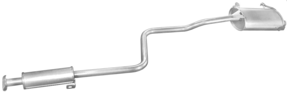 4MAX 0219-01-02523P Mittelschalldämpfer hinten