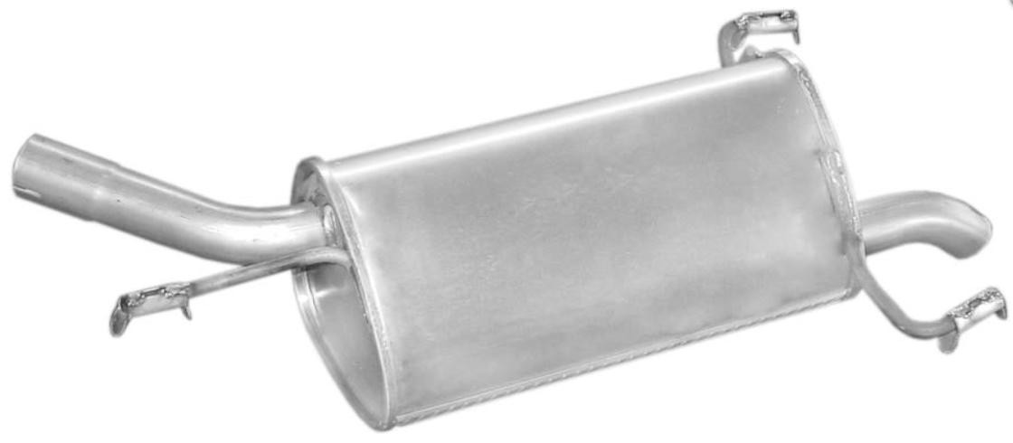 4MAX 0219-01-17531P Endschalldämpfer hinten, 700mm