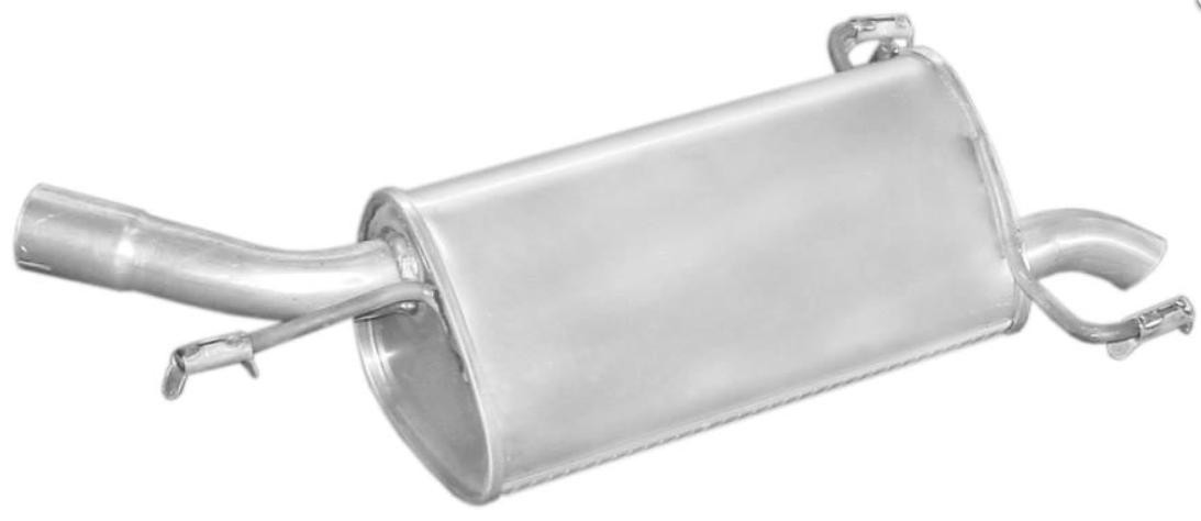 4MAX 0219-01-17543P: Einddemper Achter, 700mm