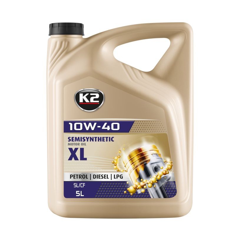 K2 O2045E: Motorový olej 5l, 10W-40 TEXAR, XL