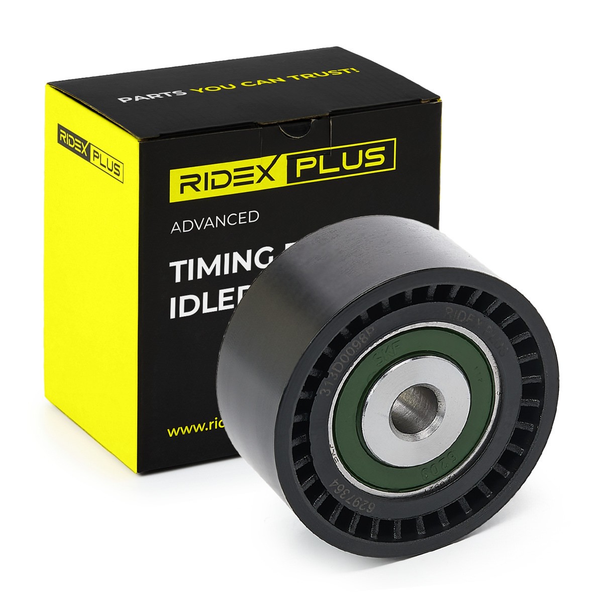 RIDEX PLUS 313D0098P: Паразитна / водеща ролка, зъбен ремък