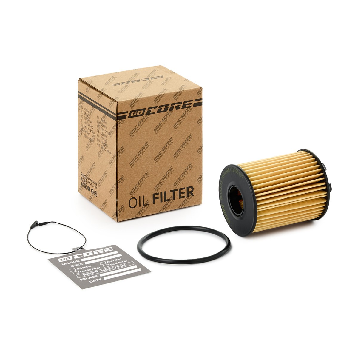 goCORE GCG0033: Oliefilter med pakninger