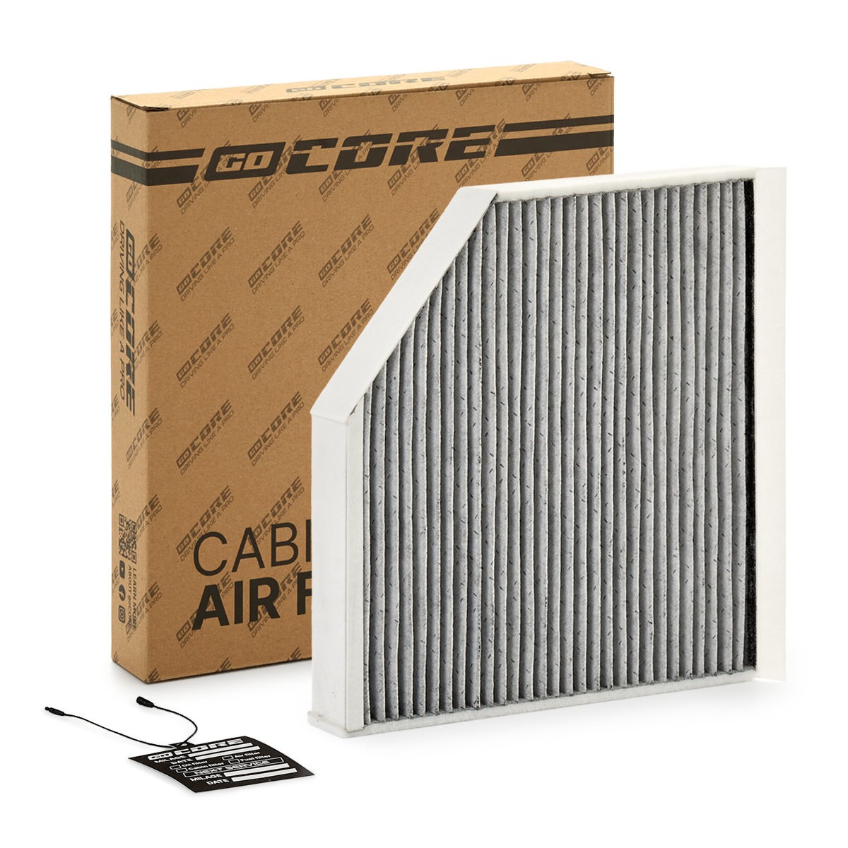 goCORE GCD240045: Filter vnútorného priestoru Filter aktívneho uhlia, Filter vzduchových častíc (HEPA)