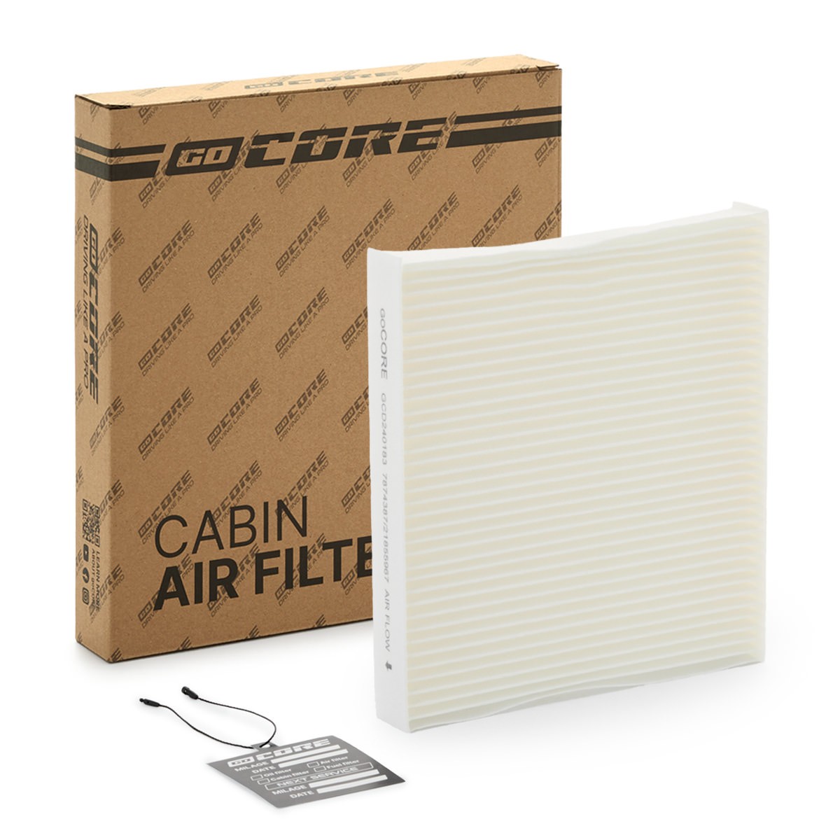 goCORE GCD240183: Филтър купе поленов филтър, филтър за фино пречистване (HEPA)