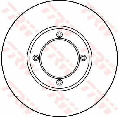 TRW DF3110: Bremžu diski Ø: 230mm, ventilējams, Ø: 230mm