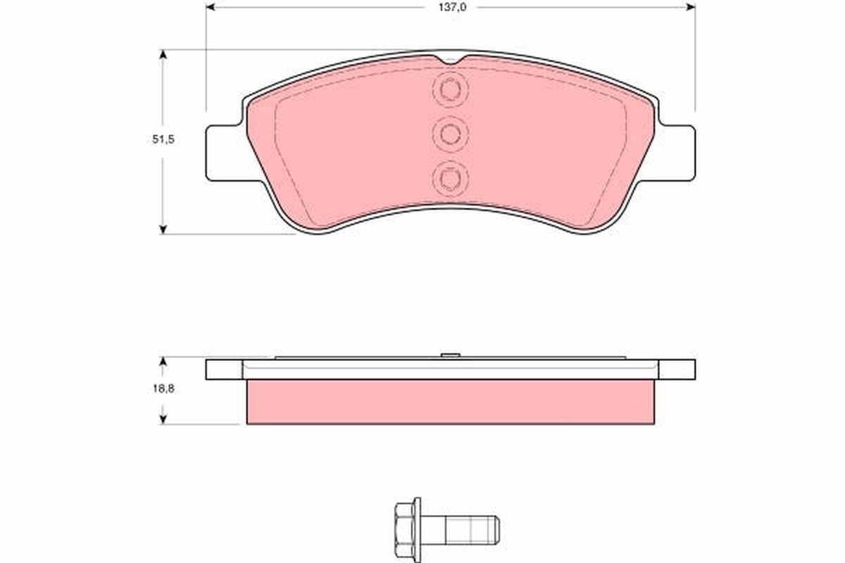 TRW GDB1582: Bremžu kluči