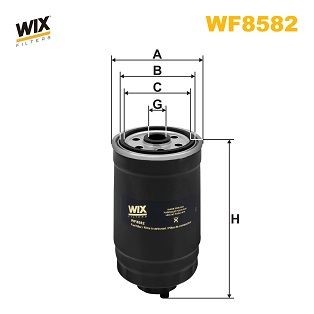 WIX FILTERS WF8582: Üzemanyagszűrő