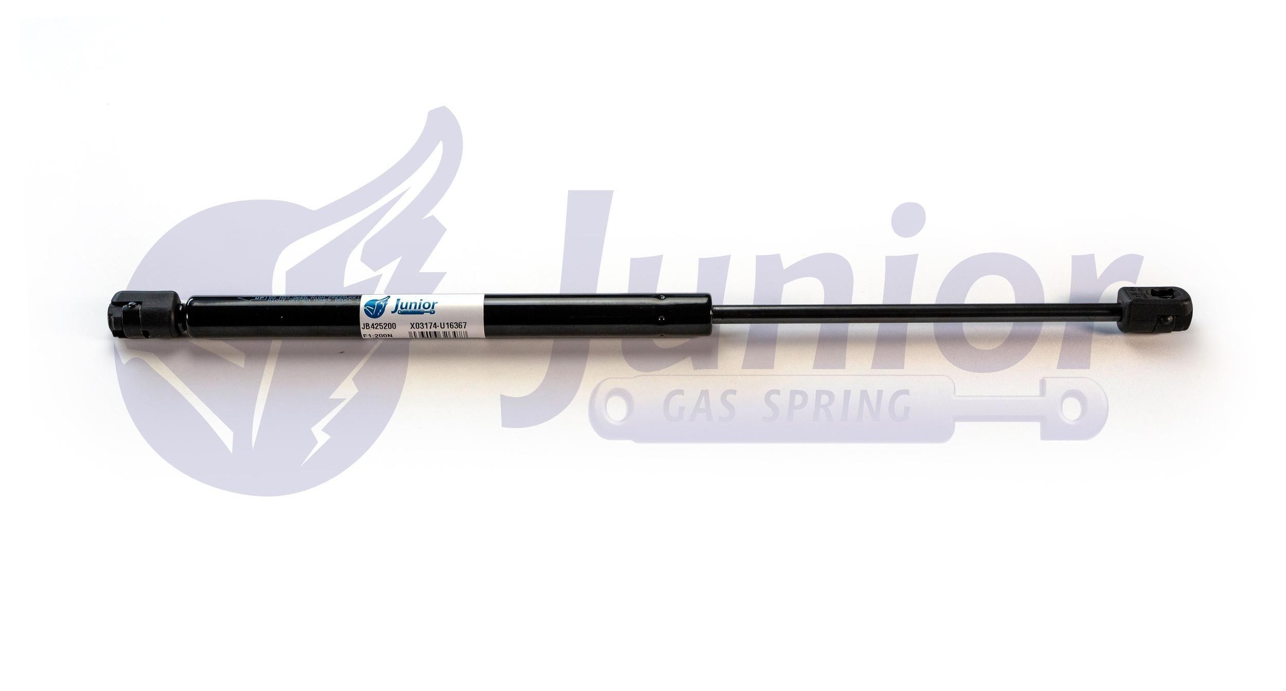JUNIOR GAS SPRING GH0721741106: Sprężyna gazowa, pokrywa bagażnika Vehicle Tailgate, 174[mm]