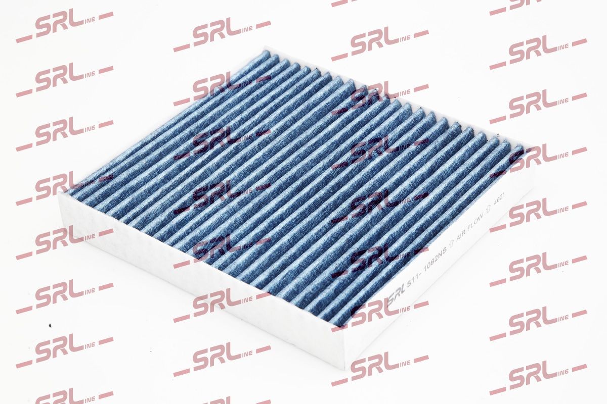 SRLine S11-1082NS: Szűrő, utastér levegő aktívszén szűrő, antibakteriális hatással, szagelnyelő hatású, antiallergén hatással, Gombaölő hatással