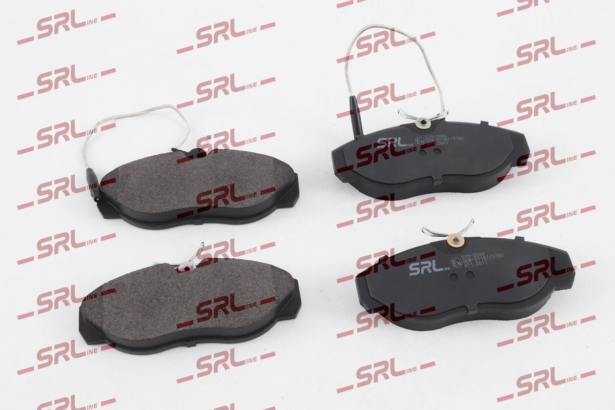 SRLine S70-0044: Remblokken Met toebehoren, Met anti-kreukplaat