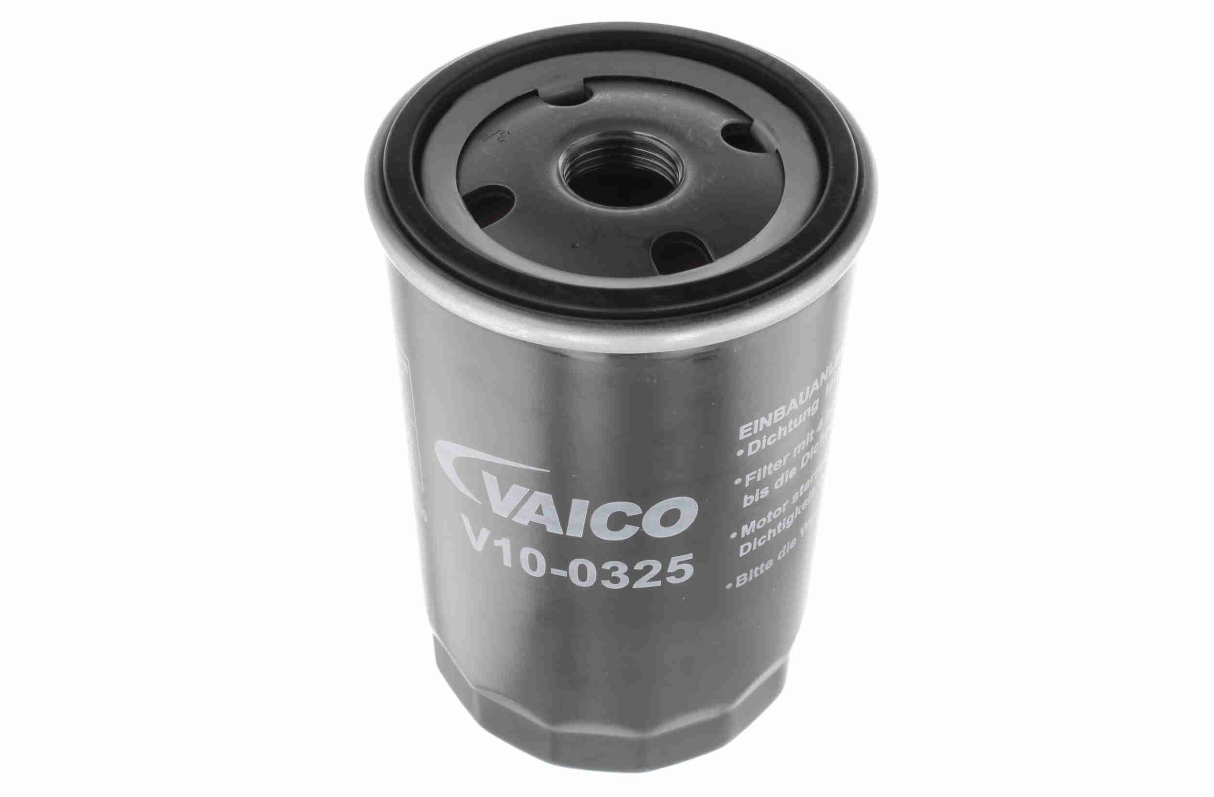 VAICO V10-0325: Oliefilter med en returløbs-stop-ventil, Original VAICO Quality