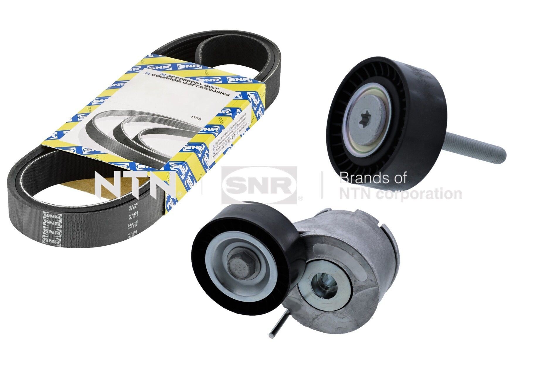 SNR KA858.11: Jogo de correias trapezoidais estriadas