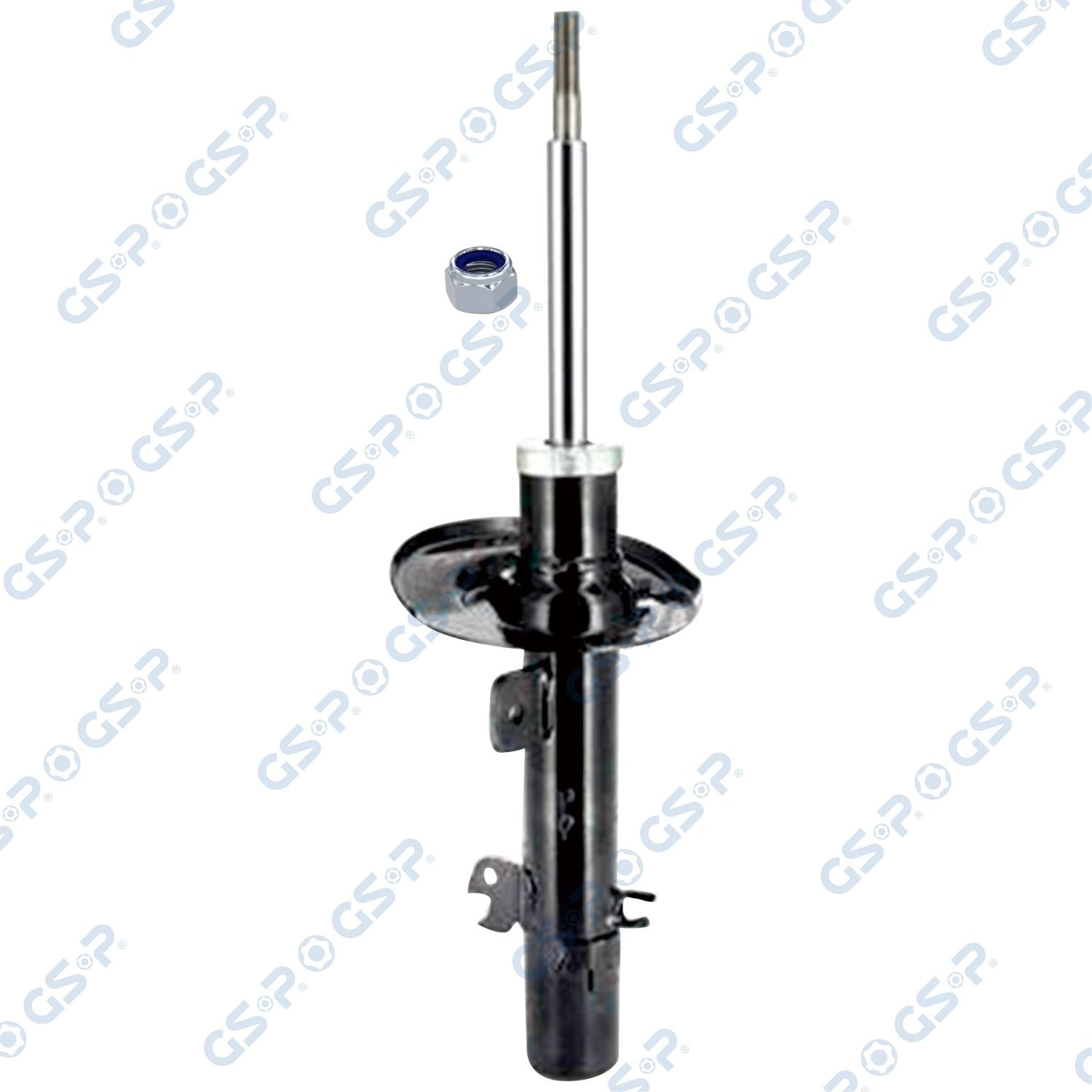 GSP 32306432: Støtdemper framaksel venstre, gasstrykk, Fjærbein, Demper med bufferfjær