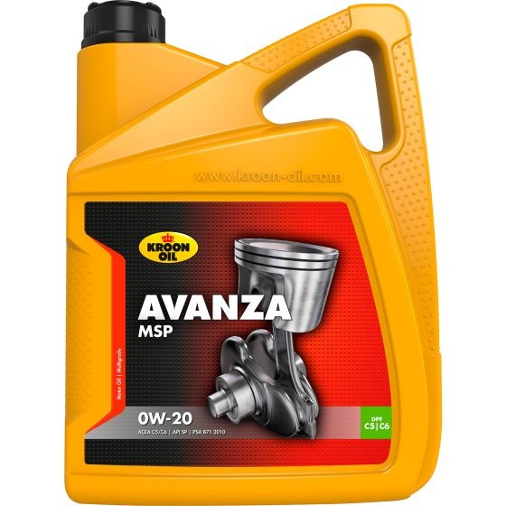 KROON OIL 37350: Motorový olej Avanza MSP 0W-20 5l, 0W-20 Avanza, MSP