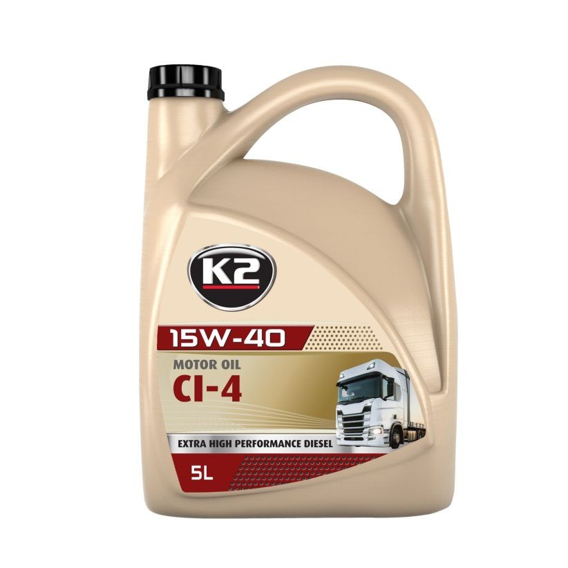 K2 O4065E: Motorový olej 5l, 15W-40 CI-4