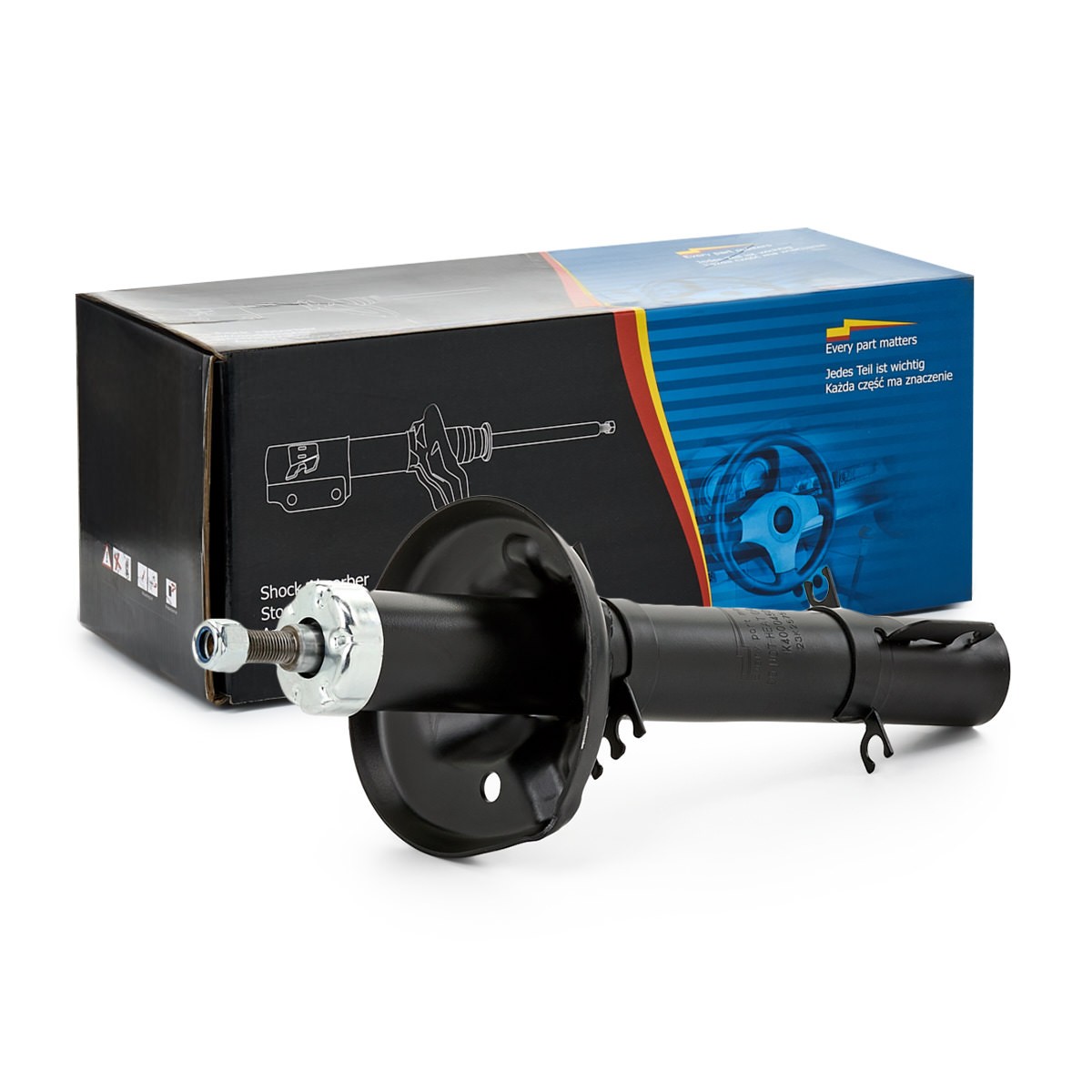 KRAFT 4000450: Støtdemper framaksel, oljetrykk, Fjærbein