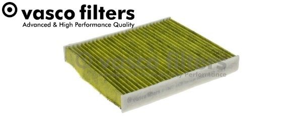 DAVID VASCO B128: Filtro abitacolo VASCO FILTERS Filtro carboni attivi con polifenolo