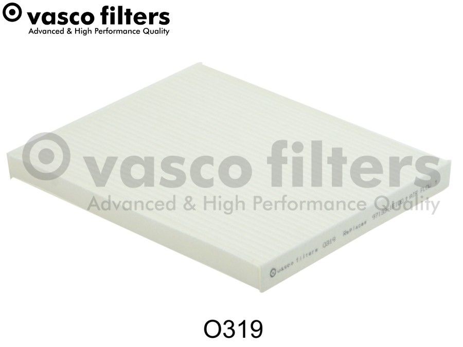 DAVID VASCO O319: Filtrs, Salona telpas gaiss VASCO FILTERS Daļiņu filtrs