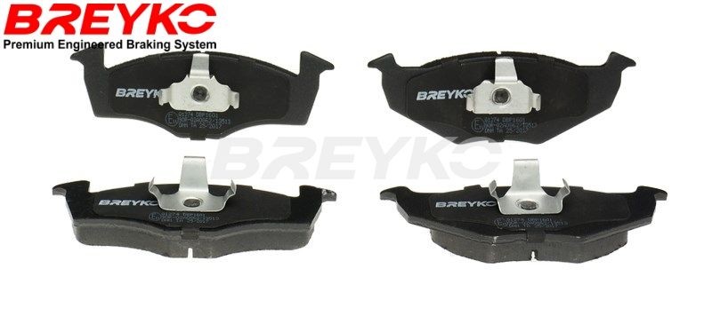 DAVID VASCO Q1274: Bremseklodser BREYKO PREMIUM foraksel, med afstandsskiver, uden skruer
