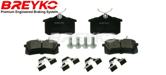 DAVID VASCO Q1330: Jarrupalat, levyjarru BREYKO PREMIUM Taka-akseli, välilevyt mukana, Ruuveilla