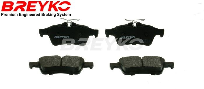DAVID VASCO Q1621: Bromsbelägg BREYKO PREMIUM Bakaxel, med distansbrickor, utan skruvar
