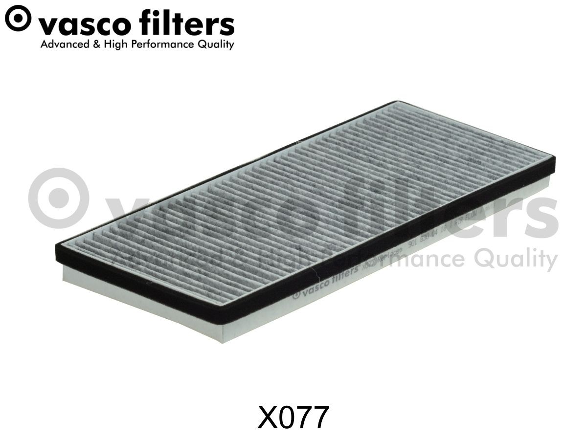 DAVID VASCO X077: Filter vnútorného priestoru VASCO FILTERS Filter aktívneho uhlia