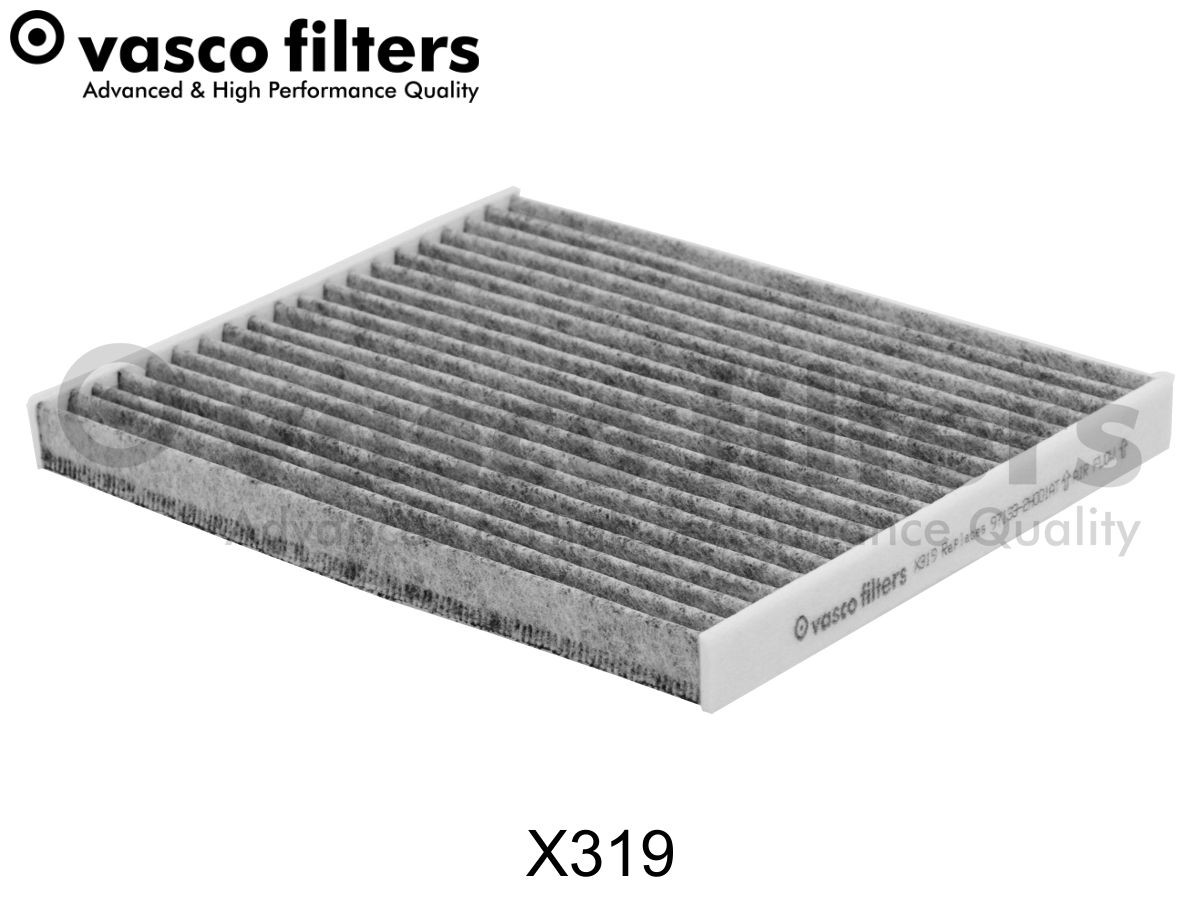 DAVID VASCO X319: Filtro de habitáculo VASCO FILTERS Filtro de carbón activado