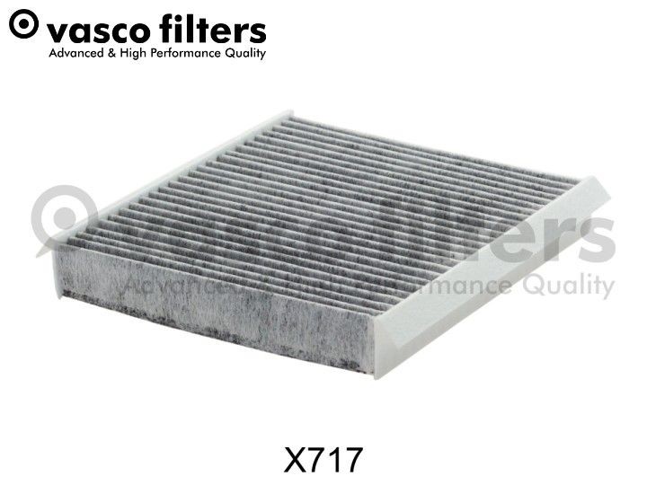 DAVID VASCO X717: Filtrs, Salona telpas gaiss VASCO FILTERS Aktivētās ogles filtrs