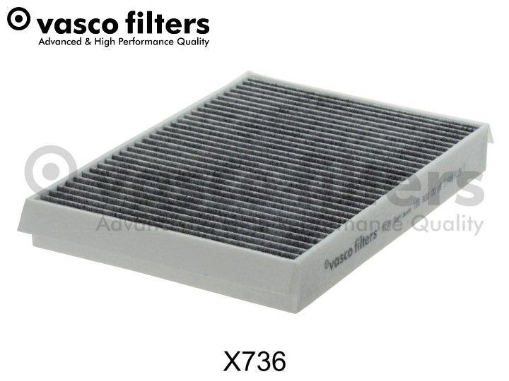 DAVID VASCO X736: Filtro de habitáculo VASCO FILTERS Filtro de carbón activado
